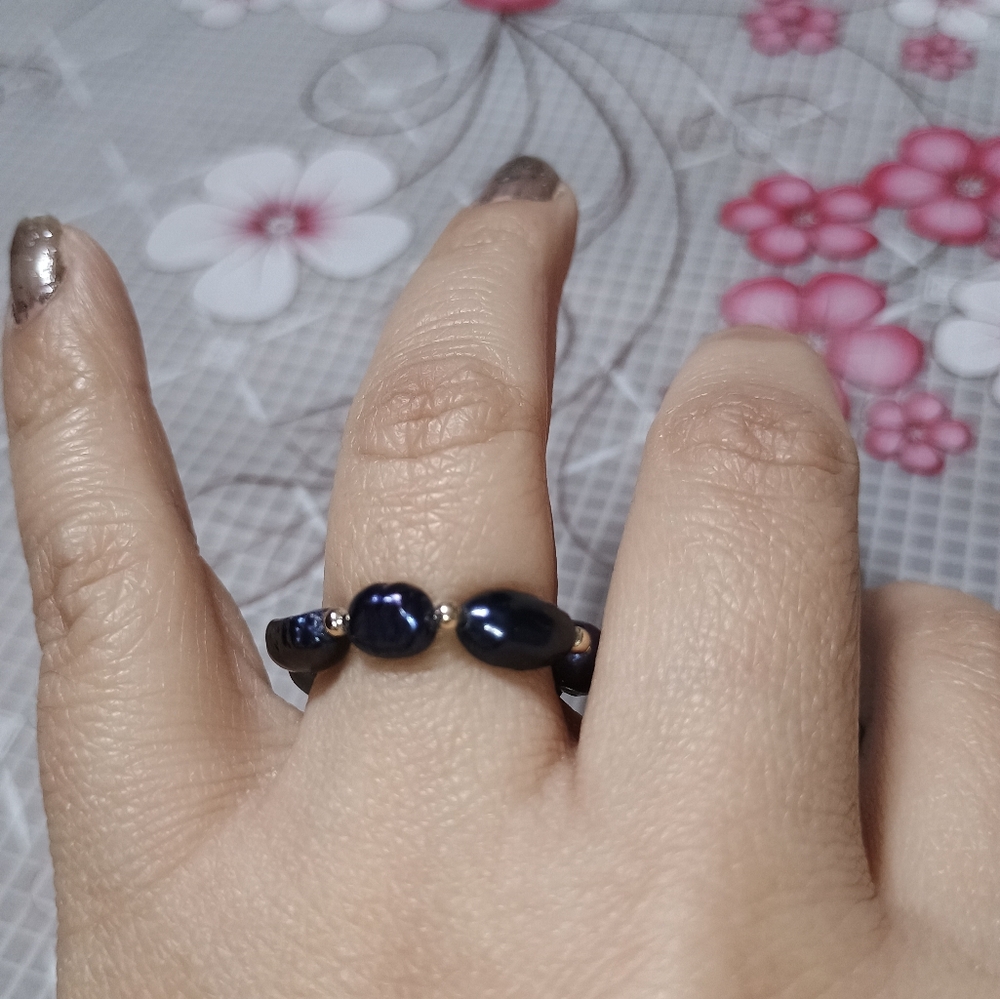 NWT 14K GOLD FRESHWATER PEARL SIZE 7